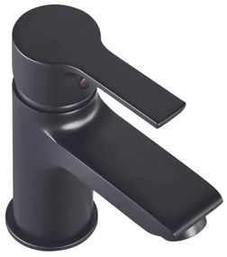 Invena Bralos, umývadlová batéria h-134, čierna matná, INV-BU-07-004-A