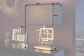 Stolná lampa Leonor 56cm zlatá