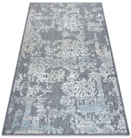 Koberec SOLE D3812 Ornament - ploské tkanie sivý / béžový