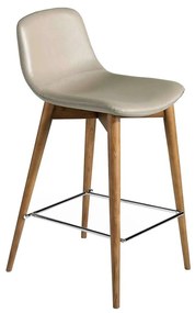 Walnut / Beige Barová stolička 4044 52 × 45 × 93 cm ANGEL CERDÁ