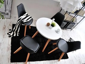 Stolička Large Wood (čierna + buk). Vlastná spoľahlivá doprava až k Vám domov. 1111129