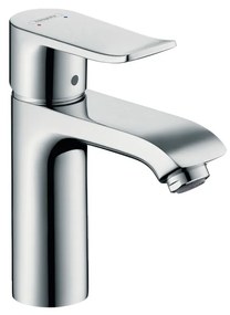 Hansgrohe Metris - Páková umývadlová batéria 110 s odtokovou súpravou s tiahlom, chróm 31080000