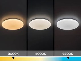 Rabalux 71446 - LED stmievateľné stropné svietidlo DANNY 2 LED/34W/230V 3000-6500K priemer 38 cm + diaľkový ovládač