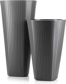 Květináč MORA 38,8x60,7 cm černý
