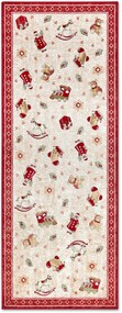 Villeroy & Boch Koberec behúň Toy's delight so strihaným vlasom 106217 Red, Multicolor, 80x200, červená, obývacia izba