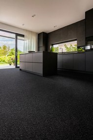 Condor Carpets, Metrážny koberec Classica 87, záťažový, na mieru, šíře 4m,5m, šedá, ab (mriežka), chodba / predsieň