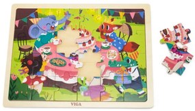 Puzzle na podstavci Viga 44644 24 dielikov - narodeniny