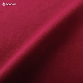 Červená zamatová podnožka Milo Casa Santo