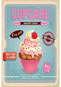 Ceduľa Cupcakes Bakery Shop 3