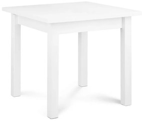 Konsimo Sp. z o.o. Sp. k. Jedálenský stôl HOSPE 78x80 cm buk/biela KO0053