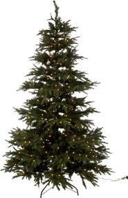 Vianočný stromček s led svetielkami zelený - 225cm