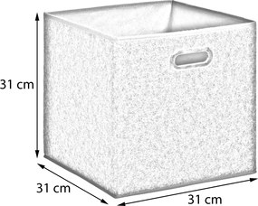 Úložný box KATIA 31x31 cm béžový