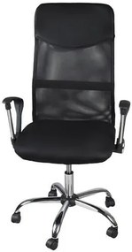 Kancelárska stolička MESH - sieť 130kg | čierna