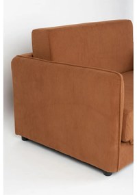 Oranžovohnedé kreslo Jopie – White Label