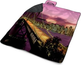 Sablio Plážová deka Rozsvietený most: 200x140 cm