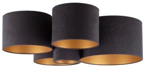 Duolla - Stropné svietidlo ROLLER PENTO 5xE27/60W/230V antracit