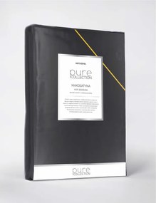 Detexpol Povlečení jednobarevní Pure Collection 100% mako satén černá 140x200, 70x80 cm