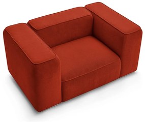 Kreslo v tehlovej farbe Zephyr – Bobochic Paris