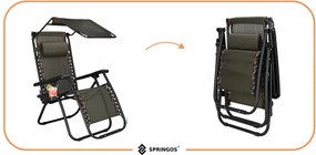 Záhradné lehátko SPRINGOS GC0029