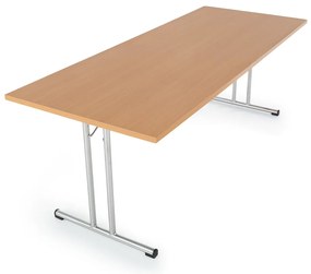 Skladací stôl 180 x 80 cm, buk