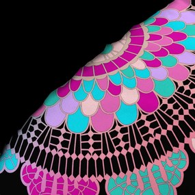 Čierne bavlnené obliečky na jednolôžko 140x200 cm Porte Bonheur – douceur d'intérieur