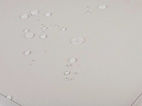 Záhradná jedálenská stolička z akáciového dreva s podsedákom taupe SASSARI Beliani