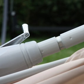 Slnečník N23 2x3m polyester/hliník - antracit