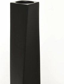 Vysoká váza HYDRON, sklolaminát, výška 100 cm, čierny mat