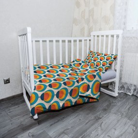 Sablio Mikroplyšové detské obliečky do postieľky Dúhové spektrum - 100x135 / 40x60