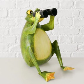 Záhradná kovová figúrka Fredo, 31x31 cm, zelená