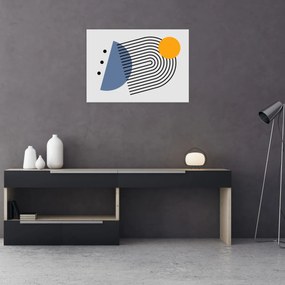 Obraz - Minimalistická abstrakcia N⁰2 (70x50 cm)