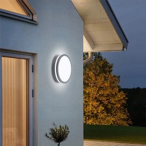 Brilagi - LED Vonkajšie svietidlo so senzorom BENE LED/24W/230V pr. 26 cm IP54