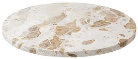 MARBLE Mramorový tác 30 cm - béžová