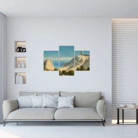Obraz - Georg Emil Libert, View of Sommerspiret, the Cliffs of Møn, reprodukcia (90x60 cm)