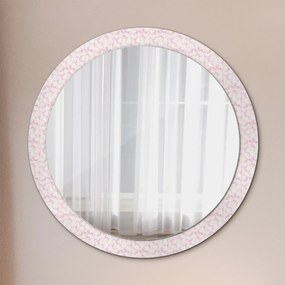Okrúhle ozdobné zrkadlo Okvetné lístky kvetov fi 90 cm
