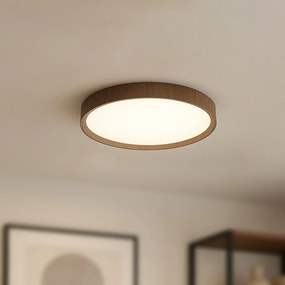 Stropné LED svietidlo Forest, 1x LED 24w, 4000k, (fi 39cm), imitácia dreva