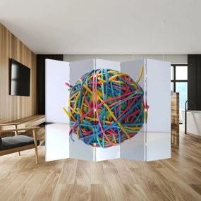 Paraván - Gumičky (210x170 cm)