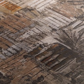 Obraz - Abstrakcia v hnedých tónoch (150x105 cm)