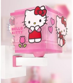 Dalber 73269 - Detské nástenné svietidlo HELLO KITTY 1xE27/15W/230V ružové