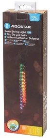 Aigostar - LED Solárna vianočná reťaz 192xLED/8m IP65 multicolor