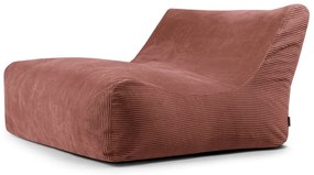 Menčestrový sedací vak v tehlovej farbe Sofa Lounge – SLOWDOWN