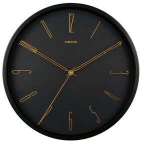 Designové nástěnné hodiny 5898BK Karlsson 35cm
