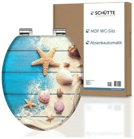 Schütte WC doska s pomalým spúšťaním (Pláž A Drevo)  (100335885)