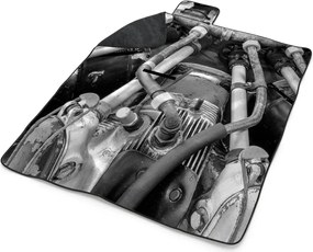 Sablio Plážová deka Motor: 200x140 cm