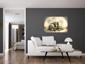 Obraz - Rozprávkové chalúpky (90x60 cm)