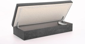 DREVONA Váľanda šedá molitanová JANA, Vento X81, Grey, 195x80