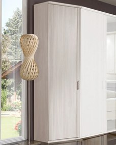 Skosená skriňa Luxor 47 cm, polárny smrekovec, ľavá