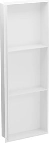 Mexen X-Wall-NR, polička na zapustenie pod obklad bez goliera 90 x 30 cm, biela, 1921903010S
