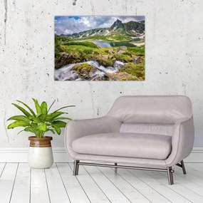 Obraz - Pohľad na horu Rila (70x50 cm)
