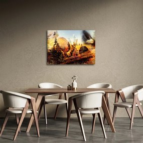 Obraz - Šamanský motív (70x50 cm)